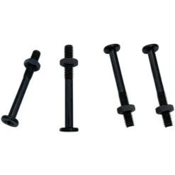 M4Boulon Tête Ronde Collet Carré 4 X 35 Mm TRCC Zingué Noir ，200pcs -Fischer Boutique 100155271 3