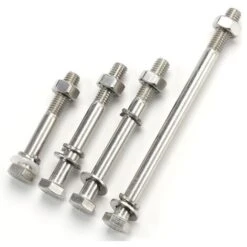 Boulon Tête Hexagonale Acier 304 Zingué Blanc Filetage Total M655mm Boîte De 10 Pièces -Fischer Boutique 100155585 3