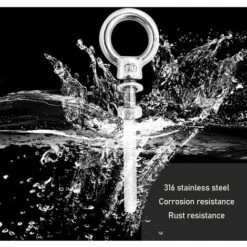 Boulons à Oeil M10 X 100 Mm Vis à Anneau M10 Avec Filetage Métrique En Acier Inoxydable Pour Fixation Et Suspension, 4 Pièces -Fischer Boutique 100184955 5