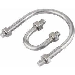 Boulon En U En Acier Inoxydable 304, U-Bolt Avec écrous,M8×60mm,2 Pièces