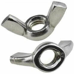 M8 Ăcrous Ă Oreilles Papillon (Paquet De 25) ZinguĂ© Pour Aux Boulons Et Fixations - Attaches A Toute Epreuve Norme CertifiĂ©e ISO965 DIN315 M8 (19mm X 38mm)