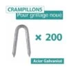 200 Crampillons Acier Galvanisé - Diamètre 2,5mm - Longueur 25mm -Fischer Boutique 1733661 1
