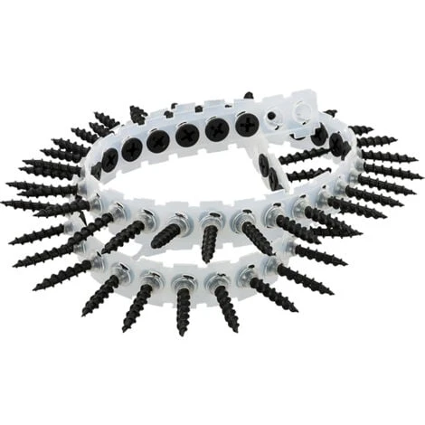 Vis Plaque De Plâtre Noir En Bande UNIVERSEL 3.5 X 25 Mm Boite De 1000 AERFAST - AT10021 3 Vis Plaque De Plâtre Noir En Bande UNIVERSEL 3.5 X 25 Mm Boite De 1000 AERFAST - AT10021