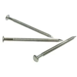 Pointes Annelées Tête Bombée Inox A2, Diamètre 2,5 Mm, Longueur 60 Mm, Boîte De 1 Kg