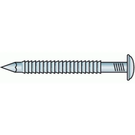 Pointes Annelées Tête Bombée Inox A2, Diamètre 2,5 Mm, Longueur 60 Mm, Boîte De 1 Kg 4 Pointes Annelées Tête Bombée Inox A2, Diamètre 2,5 Mm, Longueur 60 Mm, Boîte De 1 Kg – Image 2