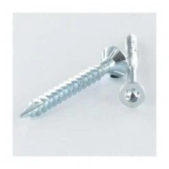 200 Vis Bois 4x40 TORX T20 Zinguée Pointe Anti-Fendage