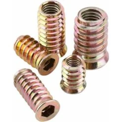 Pack De 20 Pièces M6/M8/M10 Écrou Hexagonal Fileté En Alliage De Zinc, Écrous D'Insert En Alliage De Zinc Assortiment (M1025mm) -Fischer Boutique 26862490 3