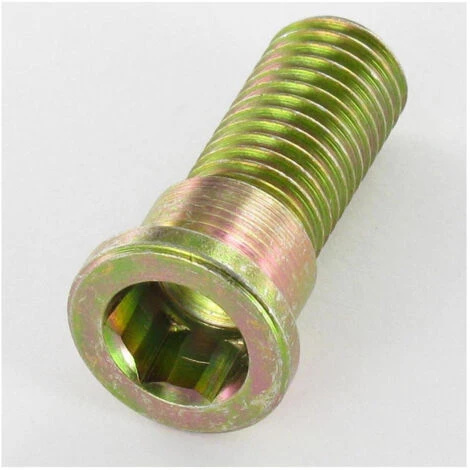 Vis EPAULEE Tête Plate Clé De 10 HC10 18X37 M12X25 Bichromaté Conditionnement: Unitaire 3 Vis EPAULEE Tête Plate Clé De 10 HC10 18X37 M12X25 Bichromaté Conditionnement: Unitaire