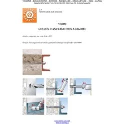 Goujon Ancrage 8X135 Inox A4 Conditionnement: Unitaire -Fischer Boutique 27068835 4