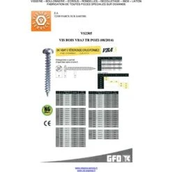 VBA3 Tête Ronde TR Pozi 4X30 Acier Zingué Blanc Conditionnement: Unitaire -Fischer Boutique 27074882 5