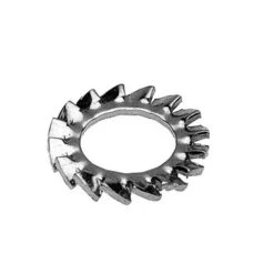 Rondelle éventail à Dentures Extérieures AZ M8 Acier Zingué Blanc NFE 27624 Conditionnement: Unitaire