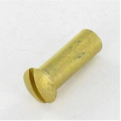 Écrou Relieur Tête Fraisée Bombée TFB Fendue M4X12 5X16 Laiton Conditionnement: Unitaire