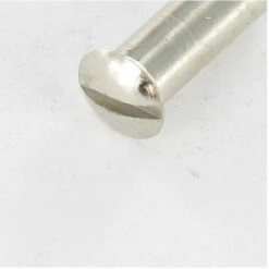 Écrou Relieur Tête Fraisée Bombée TFB Fendue M4X12 5X16 Laiton Chrome -Fischer Boutique 27118680 3