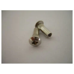 Écrou Relieur Tête Poelier Tête Ronde Large Tête Ronde Large Pozi M4X9 5X15 Acier Nickelé Conditionnement: Unitaire