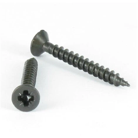 Vis Bois Et Agglomeré Savis Vba Inox A2 Noir Tête Fraisée TF Pozi 4X35 Conditionnement: Unitaire 3 Vis Bois Et Agglomeré Savis Vba Inox A2 Noir Tête Fraisée TF Pozi 4X35 Conditionnement: Unitaire