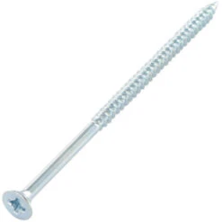 Vis Bois Et Agglomeré Savis Vba Tête Fraisée TF Pozi 3 6X160 Filetage Partiel Acier Zingué Blanc Conditionnement: Unitaire