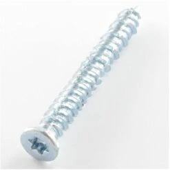 Vis Béton Tête Fraisée TF Réduite 7.5X100 TORX T30 Acier Zingué Conditionnement: Unitaire