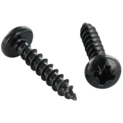 Vis Bois Et Agglomeré Savis Vba Tête Ronde TR Pozi 2 4.5X20 Acier Zingué Noir Conditionnement: Unitaire