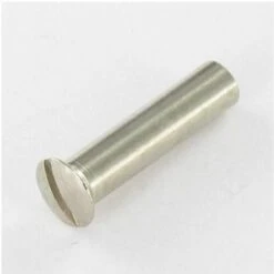 Écrou Relieur Tête Fraisée Bombée TFB Fendue M4X13 5.4X24 Laiton Conditionnement: Unitaire