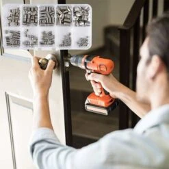 200pcs Assortiment De Vis De Réglage à Six Pans Creux - à Tête Plate, Assortiments Kit De Inoxydable Vis Sans Tête M3 M4 M5 M6 M8 Avec Boîte En PP Vis à Tête Hexagonale -Fischer Boutique 30326445 3