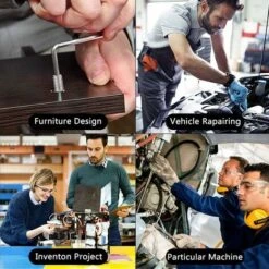 200pcs Assortiment De Vis De Réglage à Six Pans Creux - à Tête Plate, Assortiments Kit De Inoxydable Vis Sans Tête M3 M4 M5 M6 M8 Avec Boîte En PP Vis à Tête Hexagonale -Fischer Boutique 30326445 4