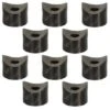 10x Entretoise Plastique 4mm M8 Concave Ø25mm Noir Cale Tube Axe Rondelle -Fischer Boutique 31440654 1
