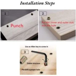 Pack De 20 Pièces M10 Écrou Hexagonal Fileté En Alliage De Zinc, Écrous D'Insert En Alliage De Zinc Assortiment (M10x25mm) 9 Pack De 20 Pièces M10 Écrou Hexagonal Fileté En Alliage De Zinc, Écrous D'Insert En Alliage De Zinc Assortiment (M10x25mm) -Fischer Boutique 32752980 3