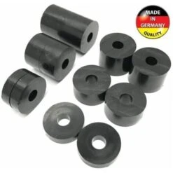 10x ENTRETOISE PLASTIQUE Diamètre Intérieur M5 (5mm) EPAISSEUR : 2x 4mm + 2x 10mm + 2x 14mm + 2x 20mm + 2x 30mm RONDELLE TUBE VIS