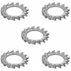 5x Rondelle éventail 3mm Série AZ DIN 6798 A Acier Inoxydable A2