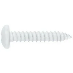 INDEX T814213BLE - Crew Fil Feuille DIN 7981 Phillip Laqué Blanc 4.2x13