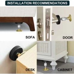 Betterlife Outil Anti-secousse De Cadre De Lit, 4 Bouchons De Tête De Lit Filetés Réglables, Fixateur Anti-tremblement De Mur De Chambre à Coucher, Petite Taille 4 Pièces / 30-40mm 10 Betterlife Outil Anti-secousse De Cadre De Lit, 4 Bouchons De Tête De Lit Filetés Réglables, Fixateur Anti-tremblement De Mur De Chambre à Coucher, Petite Taille 4 Pièces / 30-40mm -Fischer Boutique 35649629 4