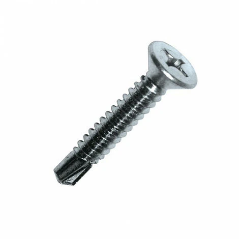 Vis Autoperceuse Tête Fraisée Empreinte Philips Acier Zingué (boîte) SCELL-IT - Ø Mm: 4.8 - Long. Mm: 25 - Qté / Boîte: 250 3 Vis Autoperceuse Tête Fraisée Empreinte Philips Acier Zingué (boîte) SCELL-IT - Ø Mm: 4.8 - Long. Mm: 25 - Qté / Boîte: 250