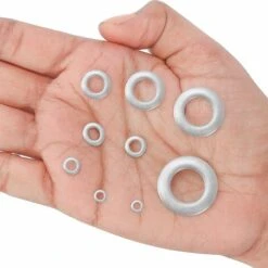 Rondelle Inox Avec Boîte De Rangement (Lot De 580) - Assortiment De 9 Tailles M2, M2.5, M3, M4, M5, M6, M8, M10 & M12 - Lot De Rondelles Métal - Réparations, Usines & Décoration Intérieure -Fischer Boutique 36238891 3