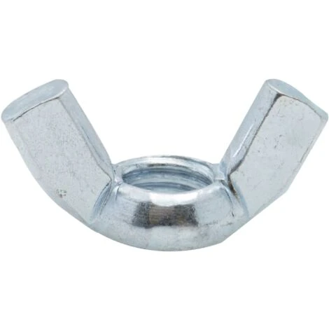 Écrou à Oreilles Zingué Vissal Ø6mm Lot De 4 écrous 4 Écrou à Oreilles Zingué Vissal Ø6mm Lot De 4 écrous – Image 2