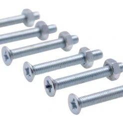 Vis à Métaux Zinguée Tête Fraisée PZ Cruciforme Vissal Ø 6x30 Mm Lot De 10 Vis+écrou -Fischer Boutique 36717767 4