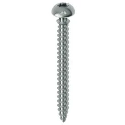 Mustad Vis Tête Large Pour Menuiserie PVC Et Aluminium Acier Chromiting Laqué Blanc Ent Filetées Framex Clip, Ø 6 Mm, L 70 Mm, 100 Pi