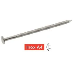 Pointe Annelée 2.5x50 Inox A4- 1Kg- ACTON