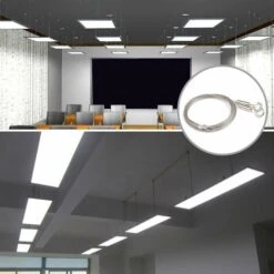 Fil De Suspension De Photos De 2 M - 1,5 Mm - Avec Boucle Et Crochet - Robuste - Réglable - En Acier Inoxydable - Pour Lampe, Miroir - Charge Maximale : 30 Kg，Starlight，2Pcs -Fischer Boutique 50942108 5