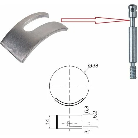 Kit De 2x Goujons D'assemblage De Lit Meuble Diamètre 8mm X Longueur 75mm 4 Trous + 2x étrier Ferrure Fourchette 38mm Acier Vis Filetage Direct 5 Kit De 2x Goujons D'assemblage De Lit Meuble Diamètre 8mm X Longueur 75mm 4 Trous + 2x étrier Ferrure Fourchette 38mm Acier Vis Filetage Direct – Image 3