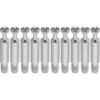 10x Goujon Ferrure Raccord D'assemblage Lisse Rastex Panneau Meuble Acier Brut, 15x24mm -Fischer Boutique 55287618 1