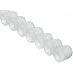 12x Manchon D'écartement Insert Plastique Filetage Intérieur M6 X Longueur 13mm Pour Trou 10mm Vis Cheville Fixation Meuble