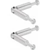 2x Goujon Double Articulé 88mm Ferrure D'assemblage Acier Meuble En Bois Rotule équerre Vis Fixation Bras -Fischer Boutique 56122547 1