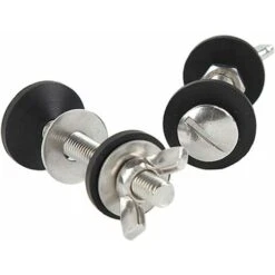 Kit De 2 Boulons De Réservoir De Chasse D'eau En Acier Inoxydable, Fixation Universelle Pour Cuvette De WC Facile à Installer 10 Kit De 2 Boulons De Réservoir De Chasse D'eau En Acier Inoxydable, Fixation Universelle Pour Cuvette De WC Facile à Installer -Fischer Boutique 57816522 4