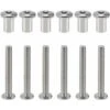 SL.GT,Boulons De Fixation De Hexagonal Vis De Connexion En Meuble M6 X 50MM Connecteur D'armoire Fileté，10Pcs -Fischer Boutique 57986886 1