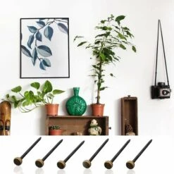 60 PCS Clous De Suspension,T-Audace Cintres Photo Clous Cintres Clous De Cadre Photo Picture Pins Avec Boîte De Rangement En Plastique -Fischer Boutique 58166529 5