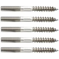 5x Cheville Inox Pour Béton Et Bois M6 X 50mm Acier Inoxydable Goujon Fileté Support Terrasse Portail