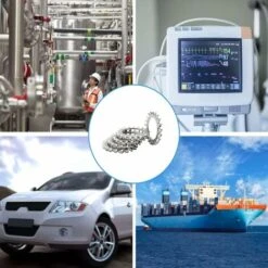 Rondelles De Verrouillage Des Dents 300 Pièces Rondelle Frein Inoxydable Rondelles Dentées Rondelles De Blocage Rondelles Dentées Externes Assortiment Ensemble M2,5 M3 M4 M5 M6 M8 M10 M12, Fonepro -Fischer Boutique 58250803 5