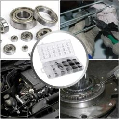 300Pcs Assortiment Circlip Kit, Coffret Circlips En Acier Inoxydable E-Clip Anneau De Retenue Externe Snap Kit Pour Anneau à Circlip, 2mm à 32mm, Fonepro -Fischer Boutique 58250804 4