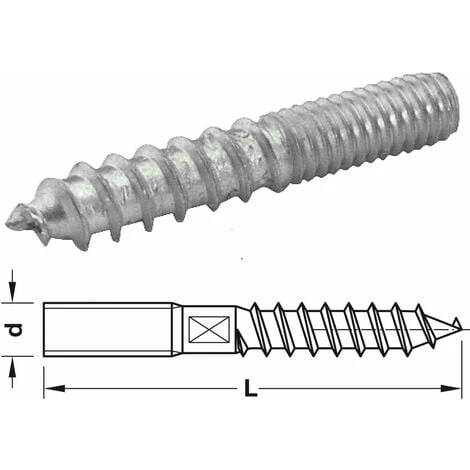 10x Vis à Double Filetage M6 X 80mm Assemblage Sans Tête Empreinte Torx Filetée Métaux Bois Pied Meuble 4 10x Vis à Double Filetage M6 X 80mm Assemblage Sans Tête Empreinte Torx Filetée Métaux Bois Pied Meuble – Image 2