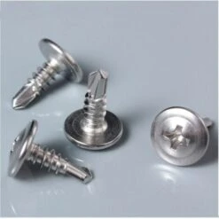 C44741 - Lot De 100 - Vis à Tôle Autoperceuse - à Tête Large Bombée - Ø4.2x19mm - En Acier Zingué - à Empreinte PH/Cruciforme - Bricolage - Rénovation -Fischer Boutique 60577362 4